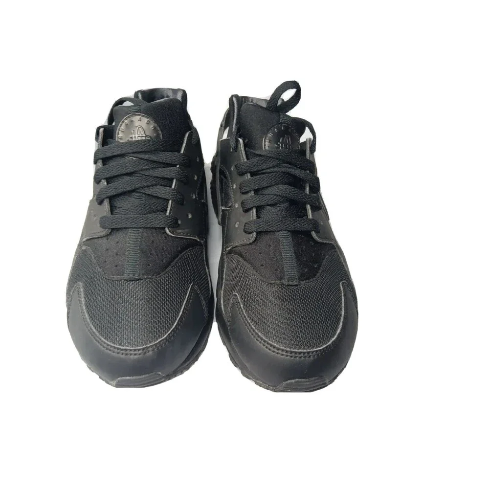 Nike Air Huarache Run Sneakers Size 7 Y Shoes Ultra Triple Black